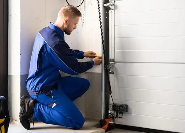 Routine maintenance on garage door opener